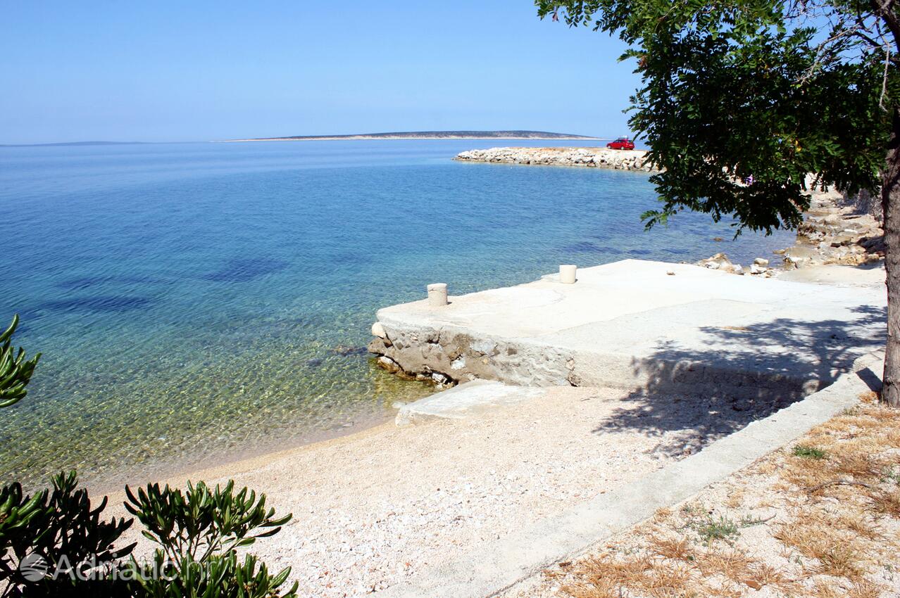 La spiaggia più vicina - Appartamenti con parcheggio Mandre, Pago - Pag