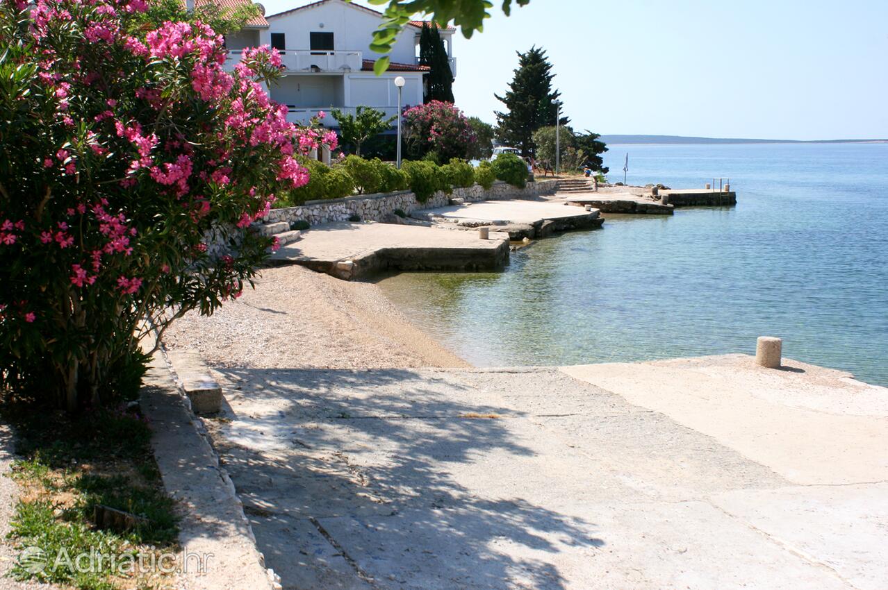 La spiaggia più vicina - Appartamenti con parcheggio Mandre, Pago - Pag