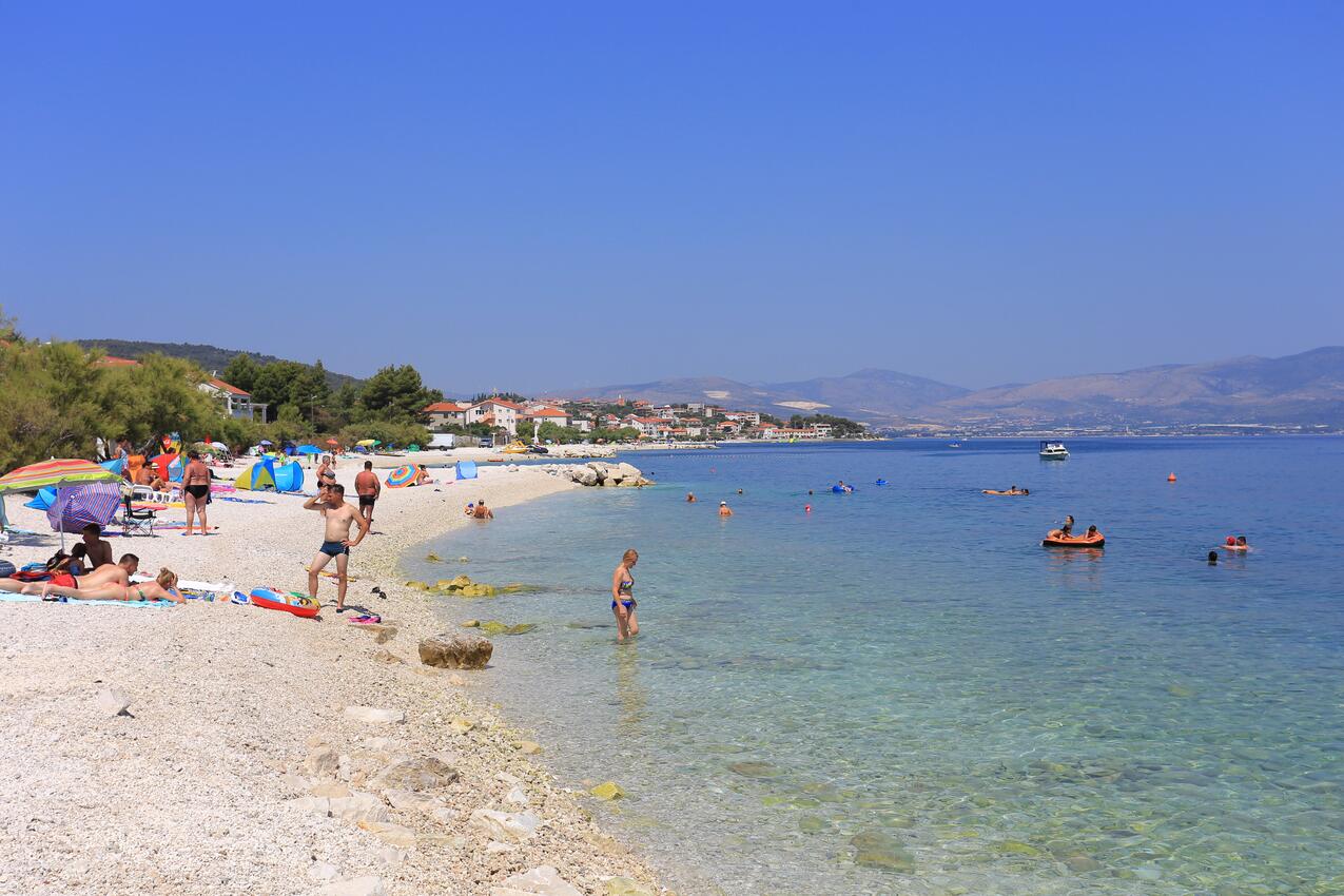 Nearest beach - Apartments by the sea Slatine, Čiovo