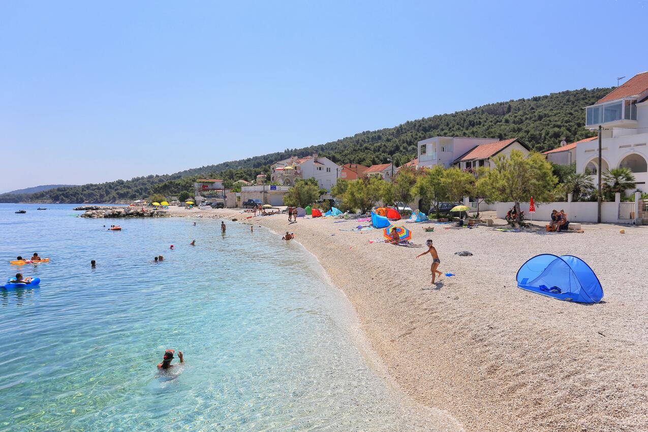 Nearest beach - Apartments by the sea Slatine, Čiovo