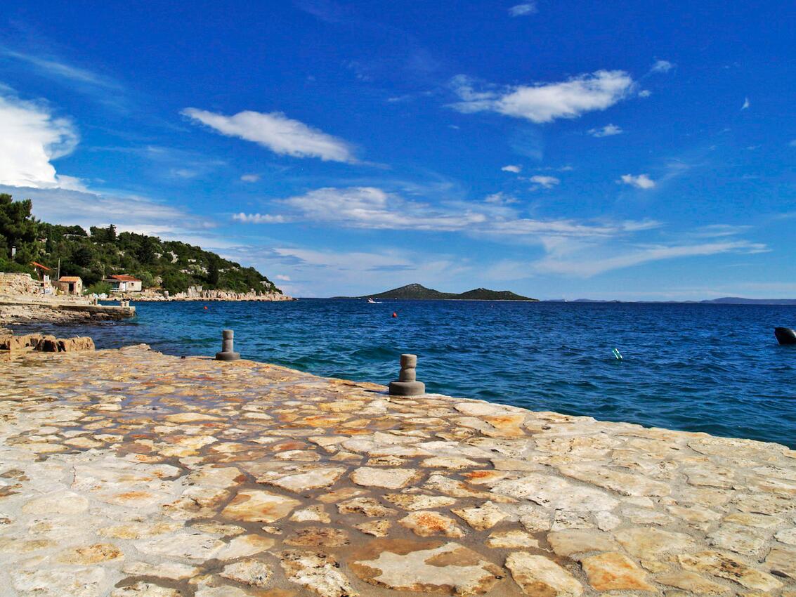 La spiaggia più vicina - Casa accanto al mare con piscina per famiglia Baia Ladin - Lanđin, Pasman