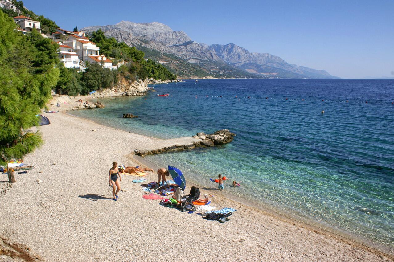 Najbližšia pláž - Apartmány pri mori Pisak, Omiš