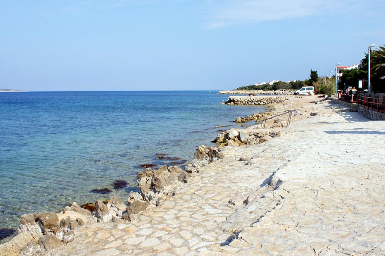 La spiaggia più vicina - Casa vacanze accanto al mare Mandre, Pago - Pag