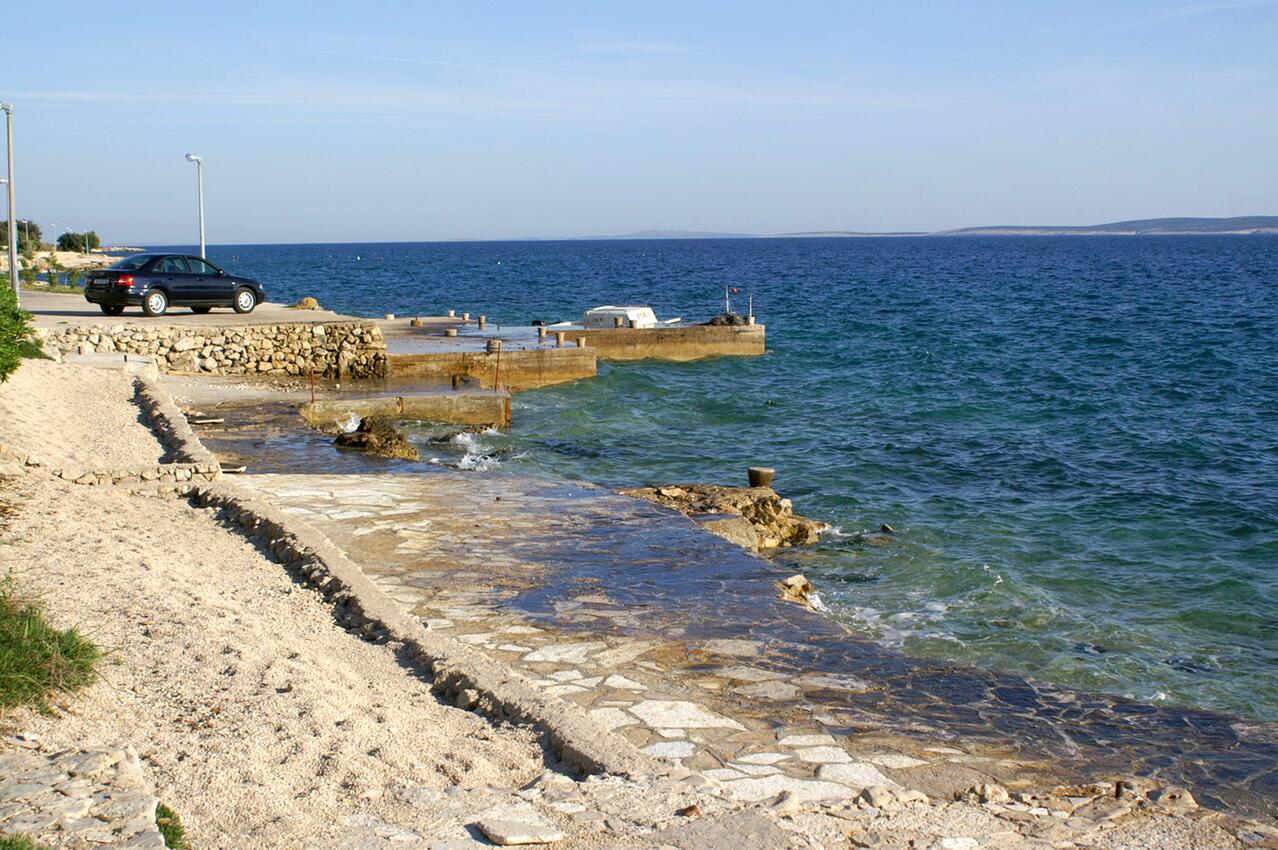 La spiaggia più vicina - Casa vacanze accanto al mare Mandre, Pago - Pag