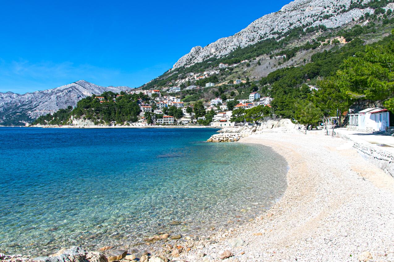 Nächster Strand - Ferienwohnungen am Meer Brela, Makarska