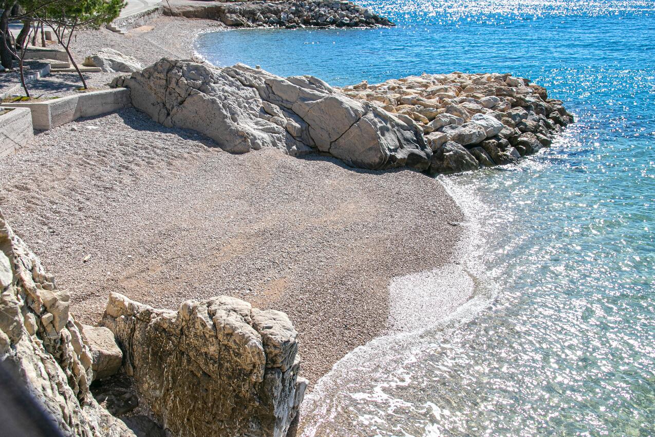 Nächster Strand - Ferienwohnungen am Meer Brela, Makarska