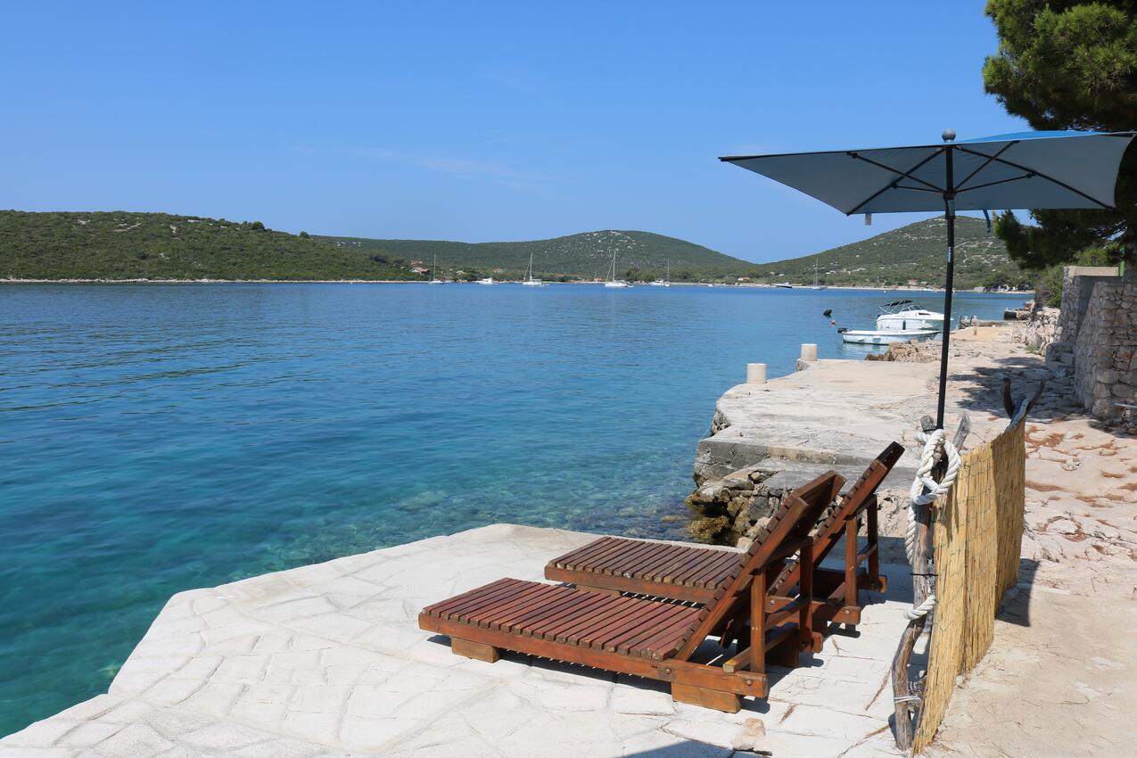 La spiaggia più vicina - Casa accanto al mare con piscina per famiglia Baia Ladin - Lanđin, Pasman