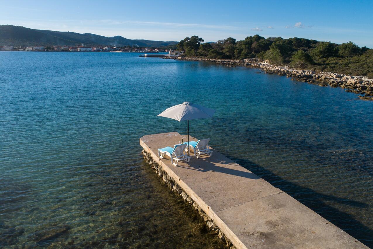 La spiaggia più vicina - Casa dei pescatori accanto al mare Baia Sant'Andrea (Babac) - Babac, Pasman