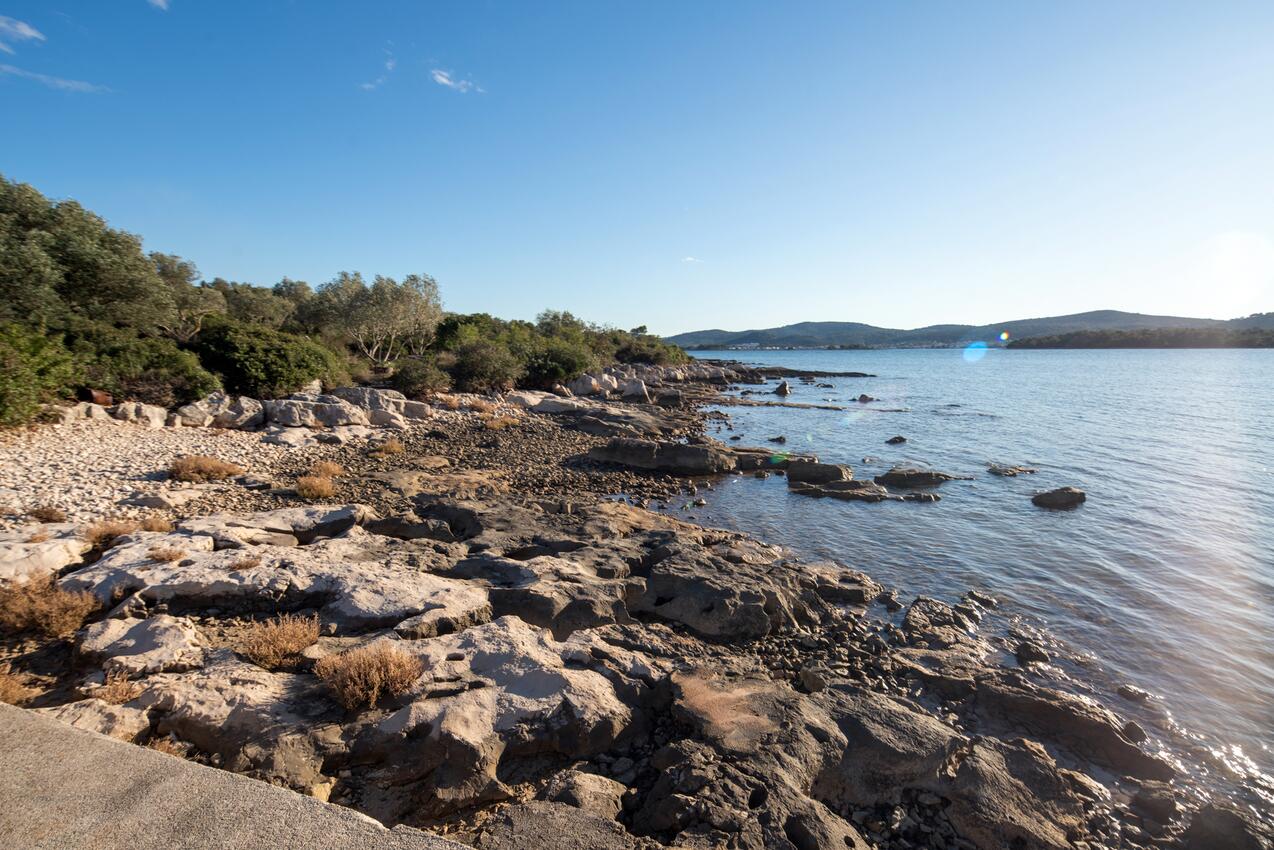 La spiaggia più vicina - Casa dei pescatori accanto al mare Baia Sant'Andrea (Babac) - Babac, Pasman