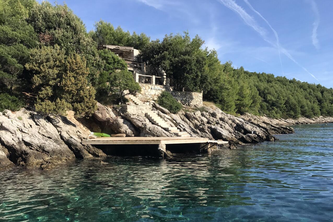 La spiaggia più vicina - Casa dei pescatori accanto al mare Baia Vela Studena, Brazza - Brač