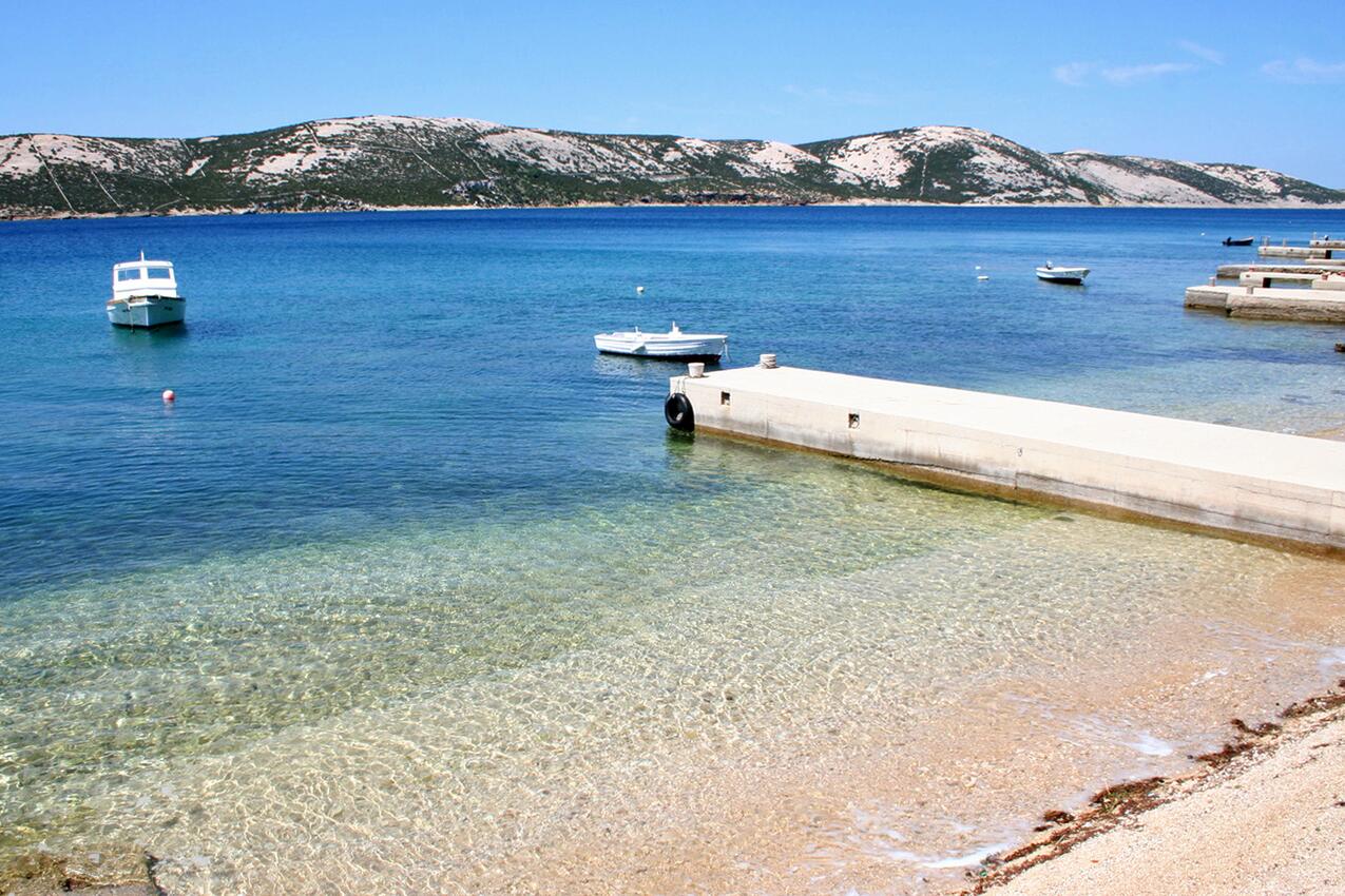 Najbliža plaža - Apartmani uz more Stara Novalja, Pag