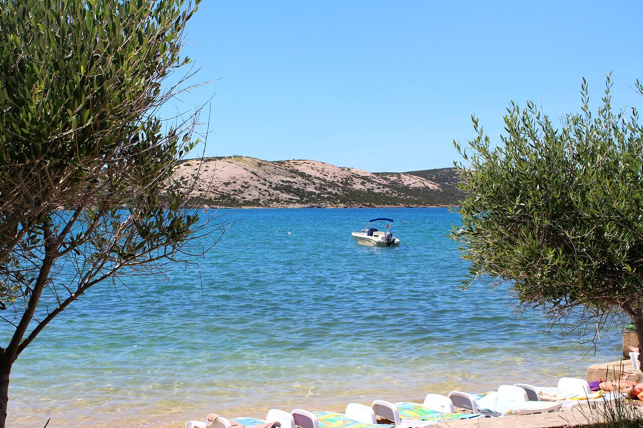 Playa más cercana - Apartamentos junto al mar Stara Novalja, Pag