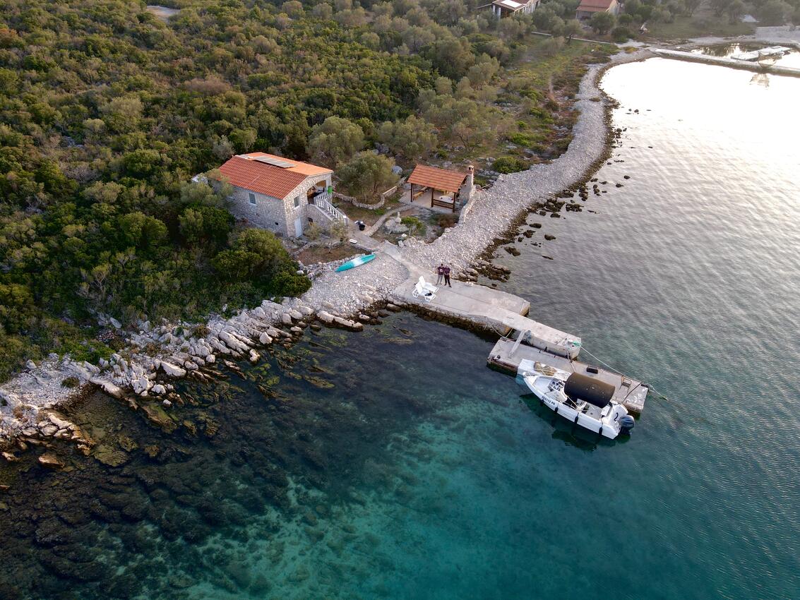 La spiaggia più vicina - Casa dei pescatori accanto al mare Baia Žižanj, Pasman