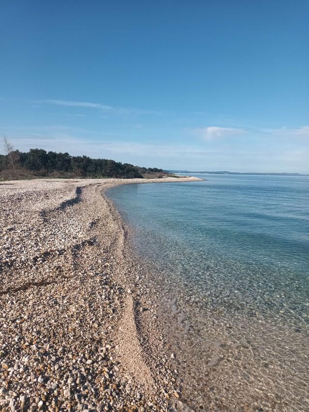 Nejbližší pláž - Apartmány u moře Zadar