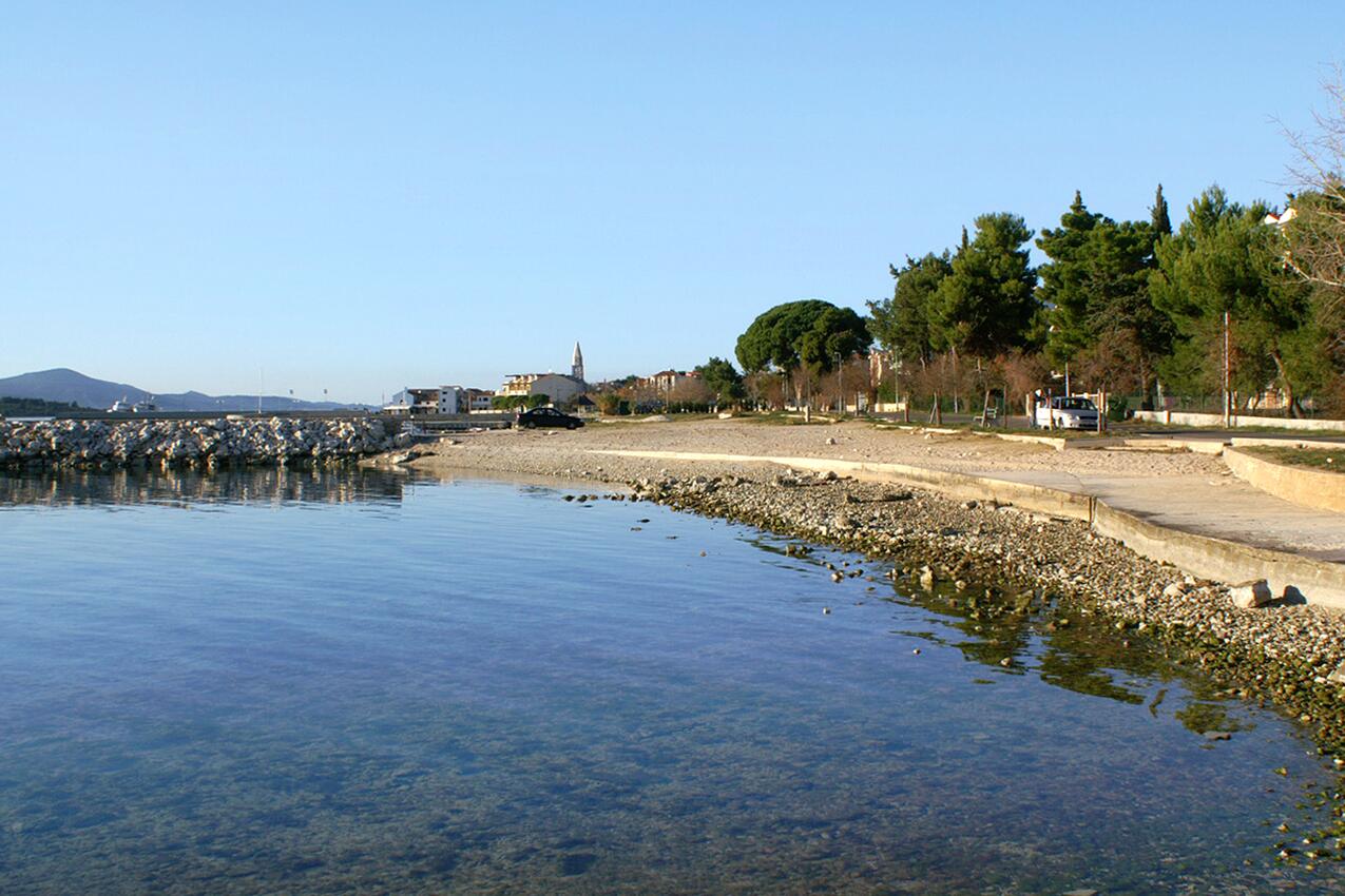 Nächster Strand - Ferienwohnungen am Meer Turanj, Biograd