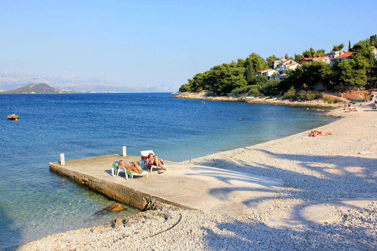 La spiaggia più vicina - Appartamenti con parcheggio Slatine, Bua - Čiovo
