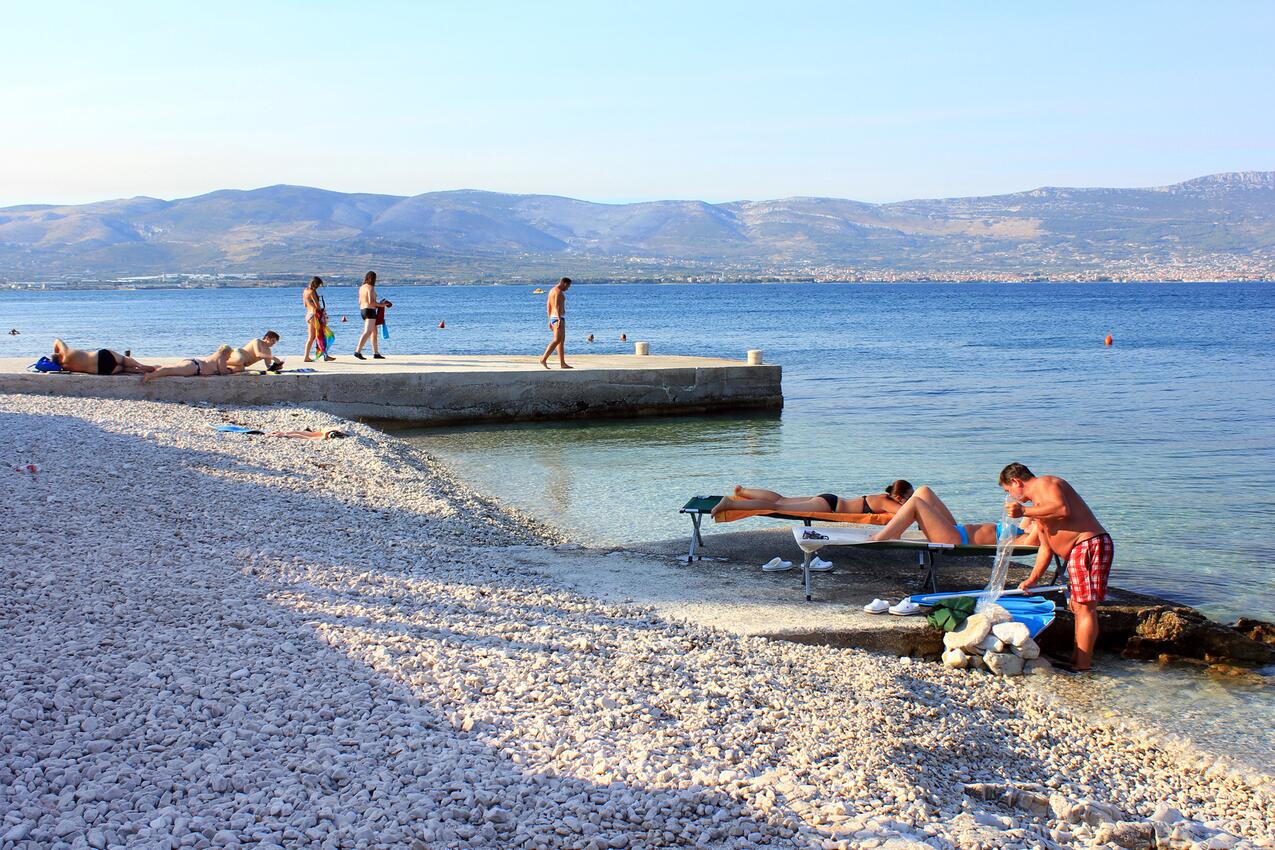 La spiaggia più vicina - Appartamenti con parcheggio Slatine, Bua - Čiovo