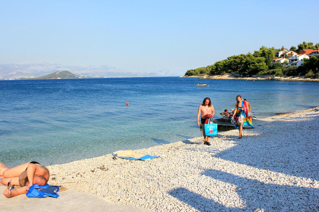 La spiaggia più vicina - Appartamenti con parcheggio Slatine, Bua - Čiovo