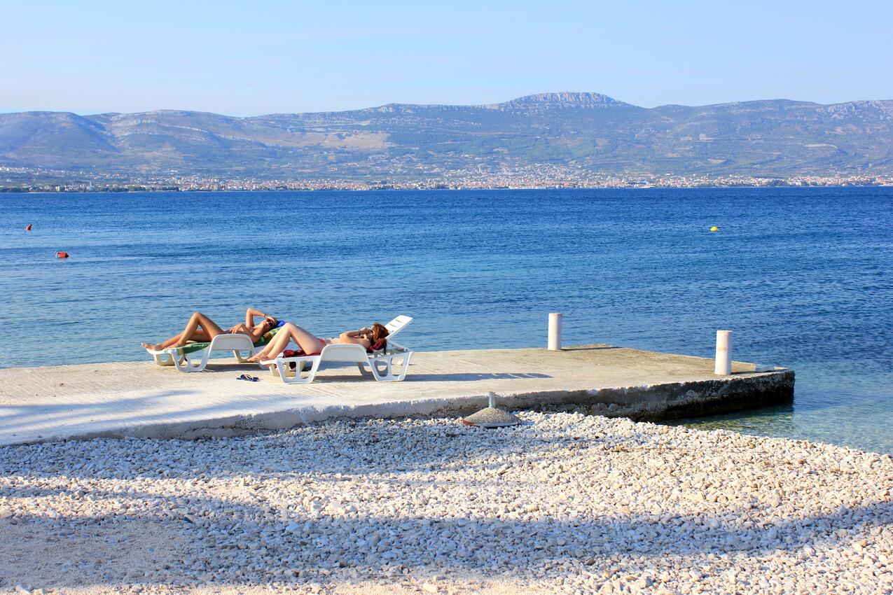 La spiaggia più vicina - Appartamenti con parcheggio Slatine, Bua - Čiovo