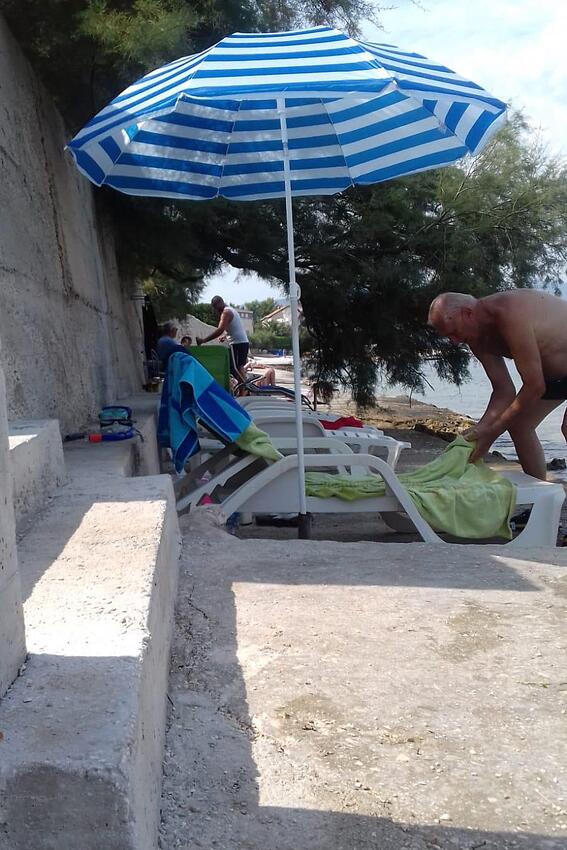 Nächster Strand - Ferienwohnungen am Meer Arbanija, Ciovo