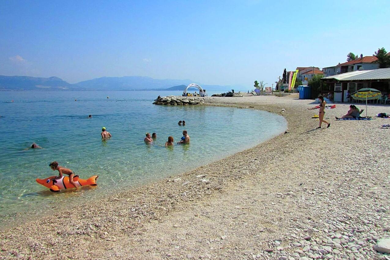La spiaggia più vicina - Appartamenti accanto al mare Arbanija, Bua - Čiovo