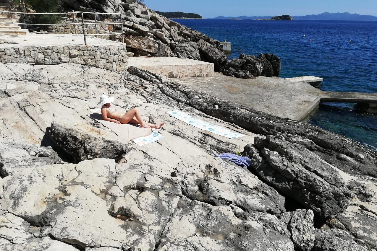 La spiaggia più vicina - Casa vacanze accanto al mare Prizba, Curzola - Korčula