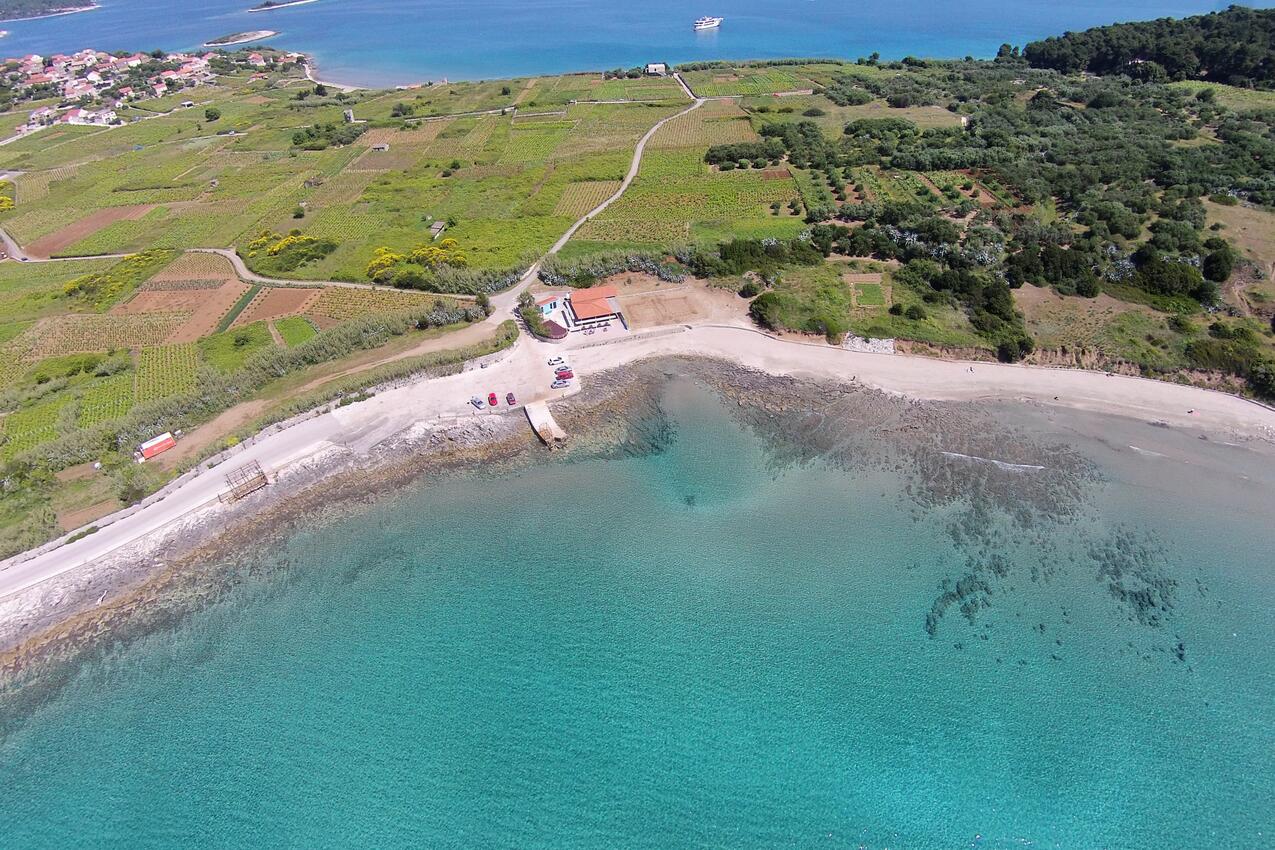 Nejbližší pláž - Apartmány s parkovištěm Lumbarda, Korčula