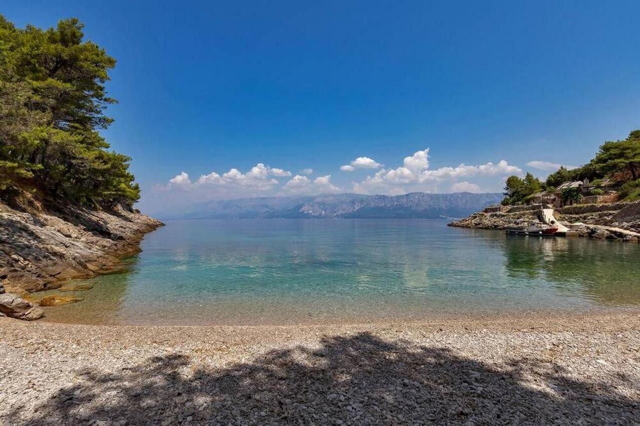 La spiaggia più vicina - Casa dei pescatori accanto al mare Baia Didina, Lesina - Hvar