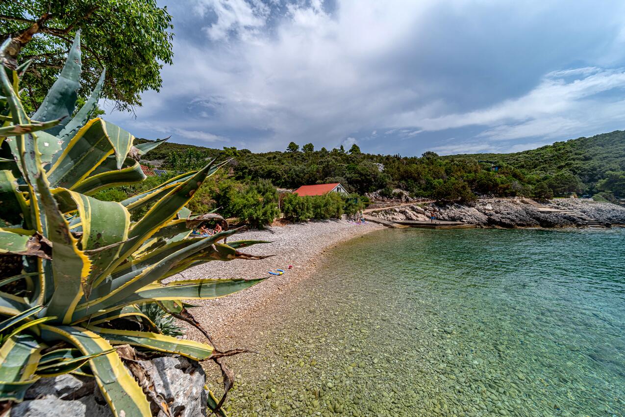 Nächster Strand - Haus am Meer für Familien mit Kindern Bucht Rasohatica, Korcula