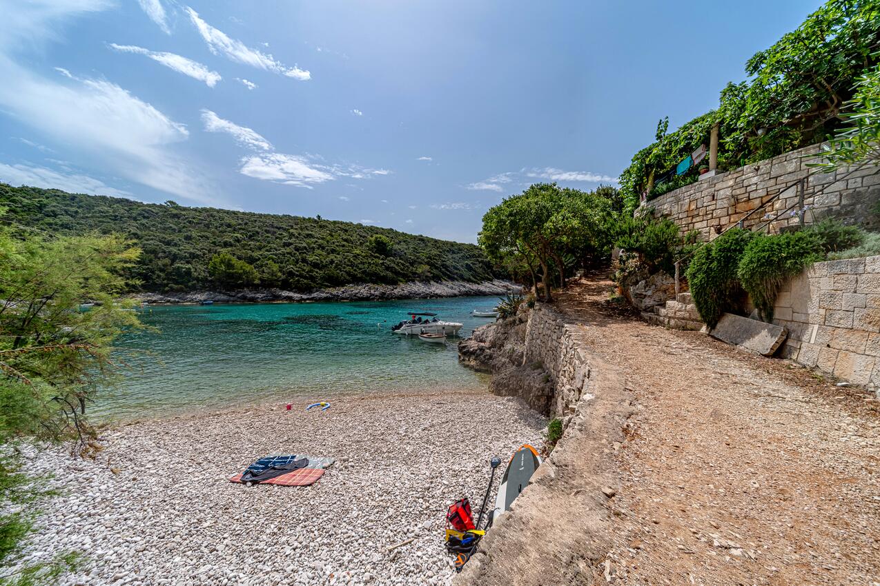 Nächster Strand - Haus am Meer für Familien mit Kindern Bucht Rasohatica, Korcula