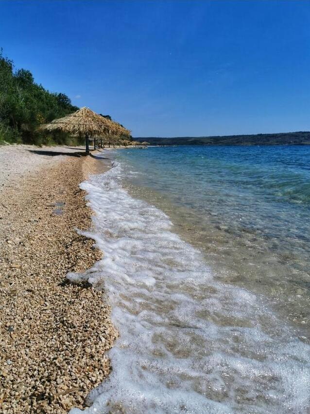 La spiaggia più vicina - Appartamenti con piscina per famiglie Rtina - Stosici, Zara - Zadar