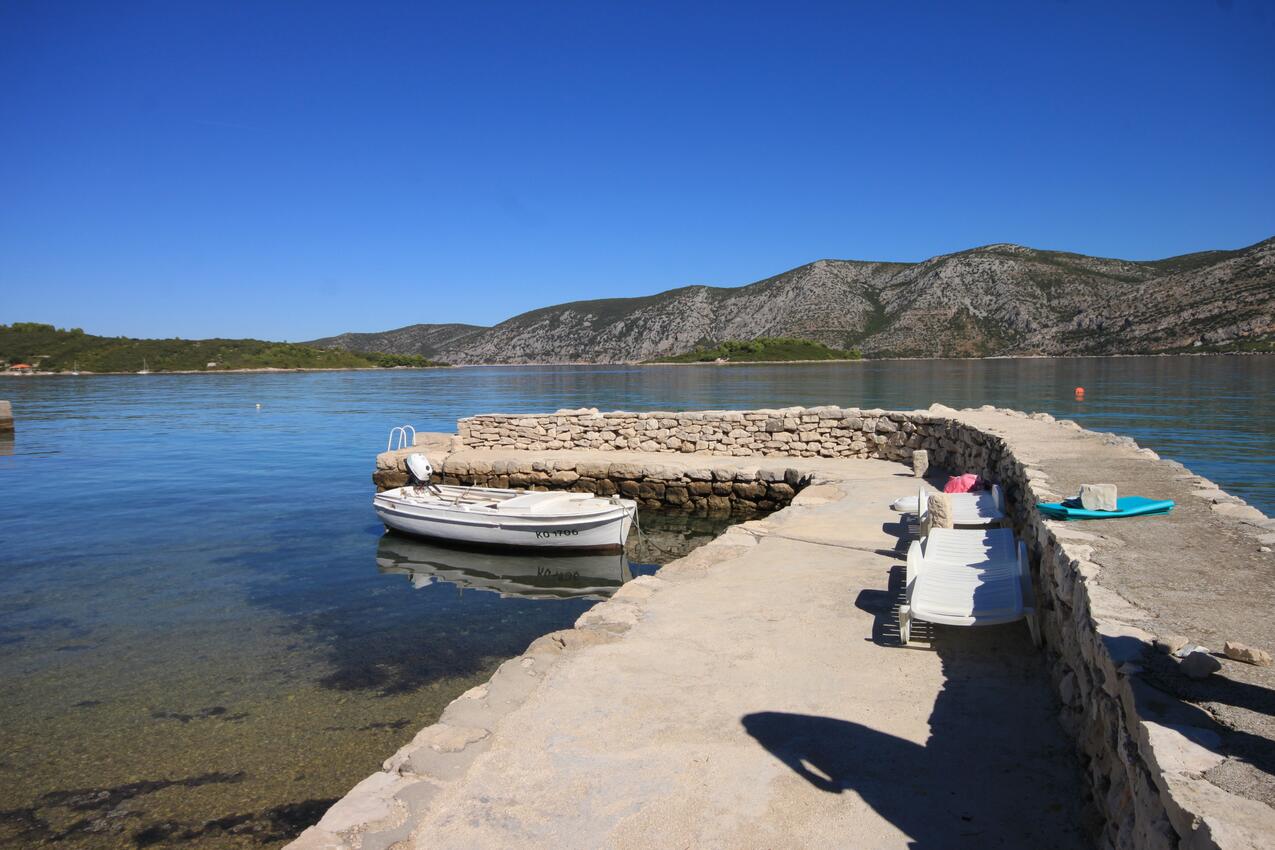 Nächster Strand - Ferienwohnungen am Meer Kneza, Korcula