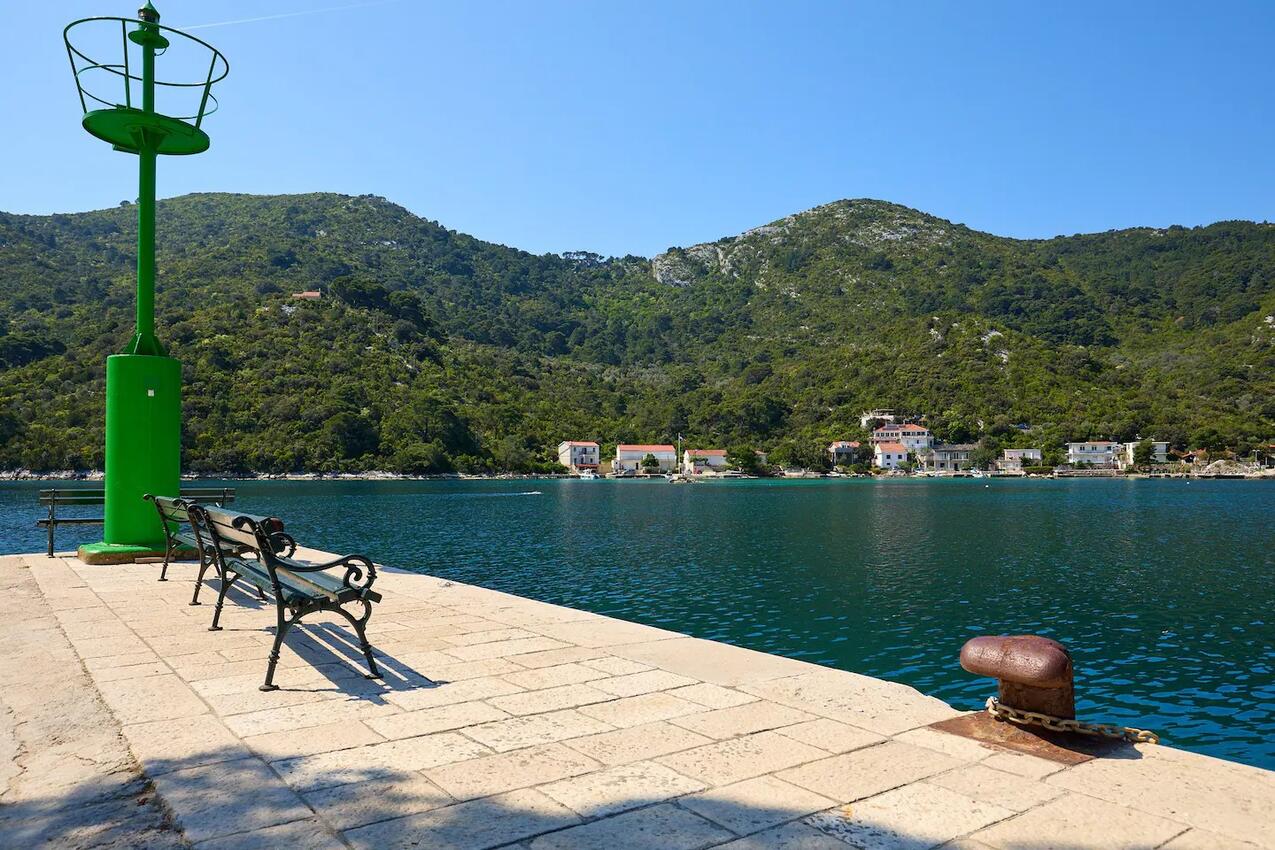 Nejbližší pláž - Apartmány u moře Okuklje, Mljet