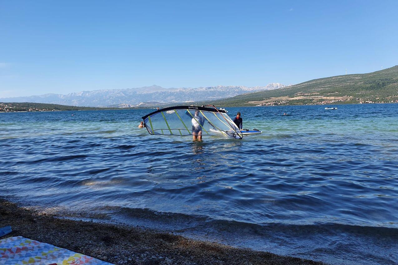 La spiaggia più vicina - Appartamenti con parcheggio Donji Karin, Novigrad