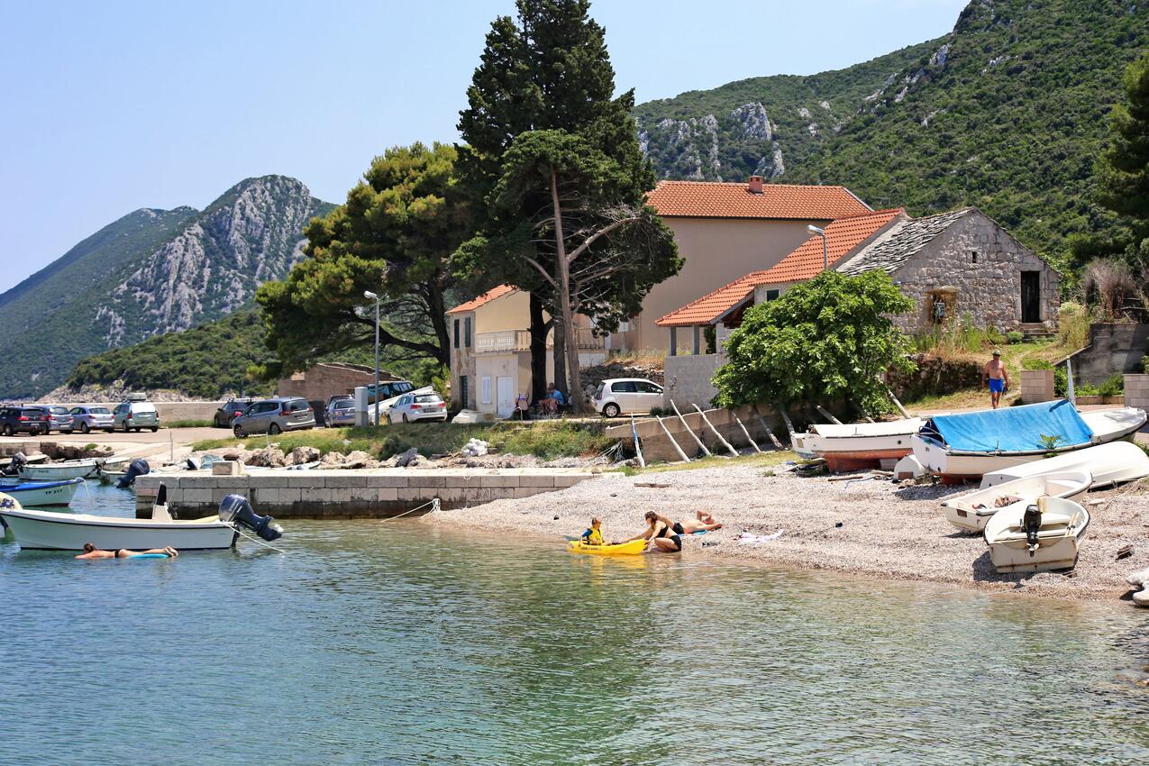 Nearest beach - Apartments with parking spaces Duba Pelješka, Pelješac
