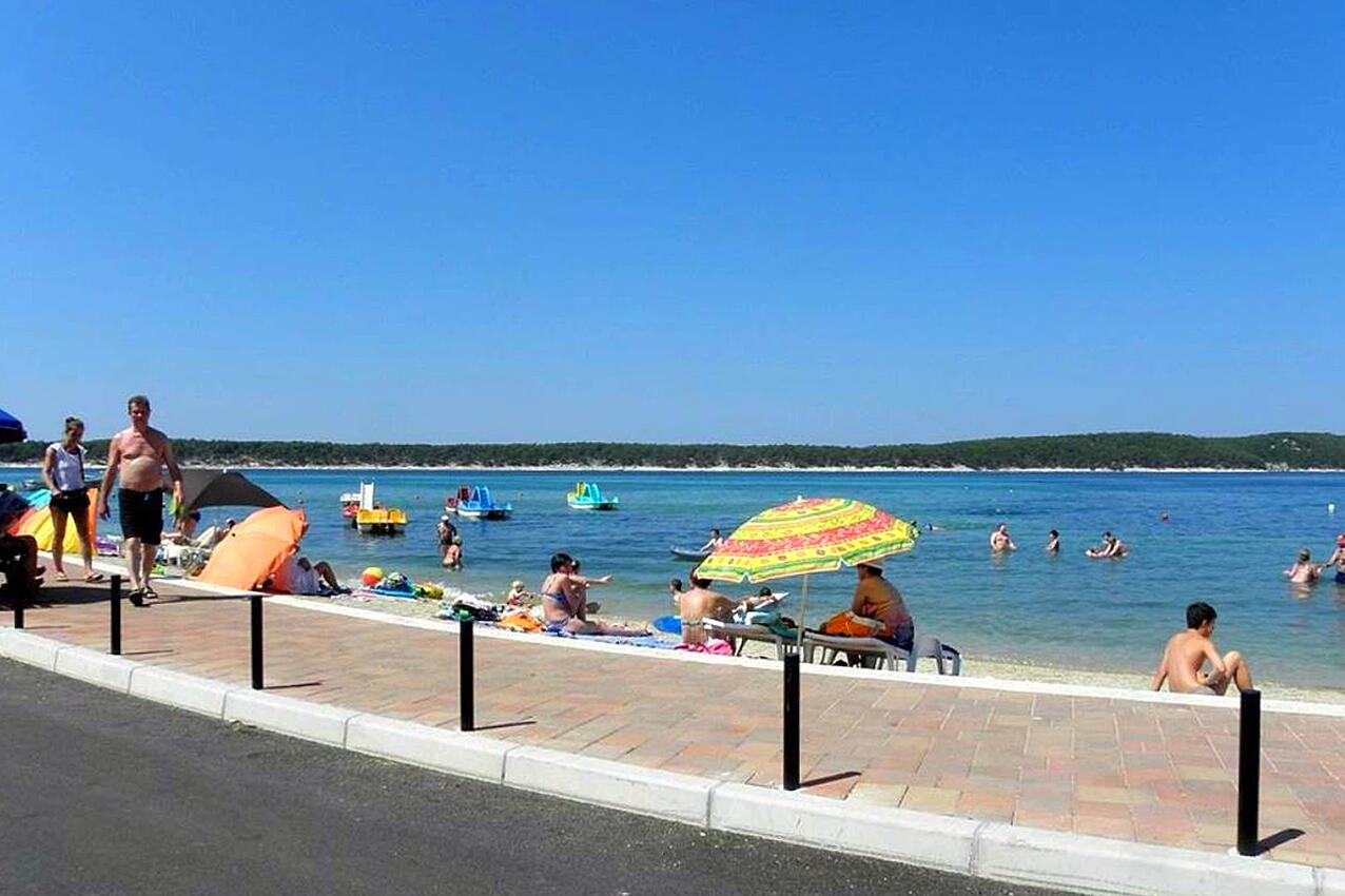 Nächster Strand - Ferienwohnungen am Meer Barbat, Rab