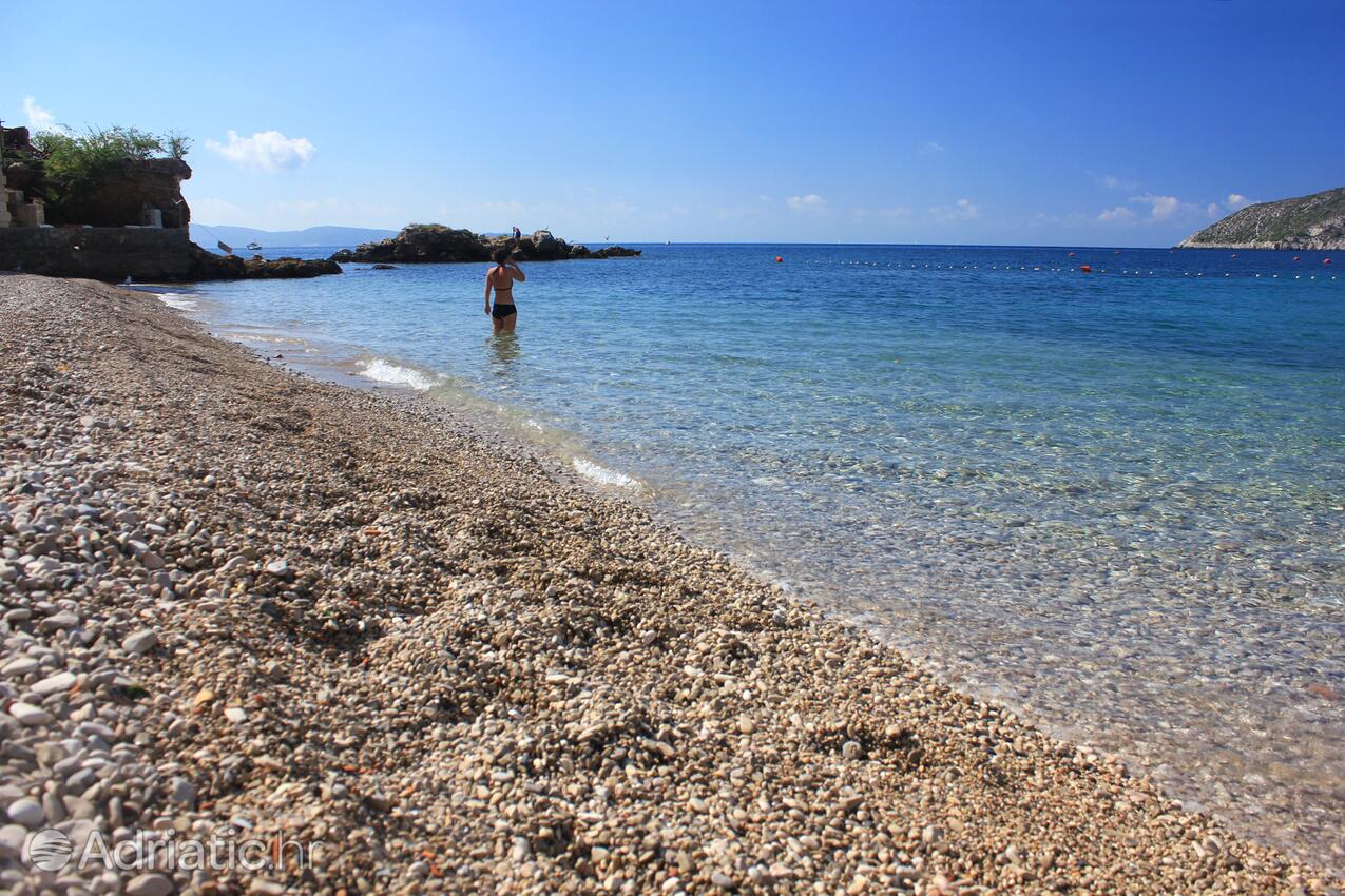 La spiaggia più vicina - Appartamenti e camere accanto al mare Comisa - Komiža, Lissa - Vis