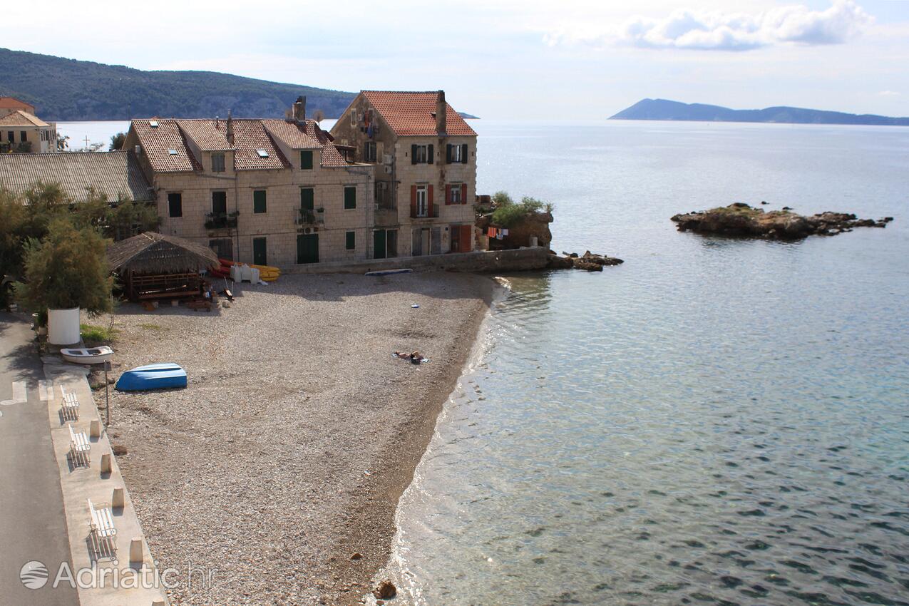 La spiaggia più vicina - Appartamenti e camere accanto al mare Comisa - Komiža, Lissa - Vis