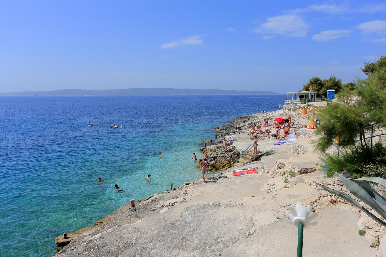 La spiaggia più vicina - Appartamenti accanto al mare Rastici, Bua - Čiovo