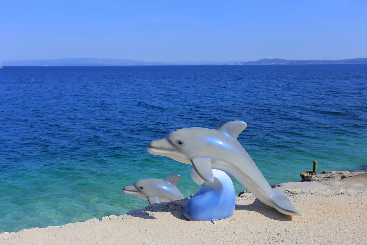 La spiaggia più vicina - Appartamenti accanto al mare Rastici, Bua - Čiovo