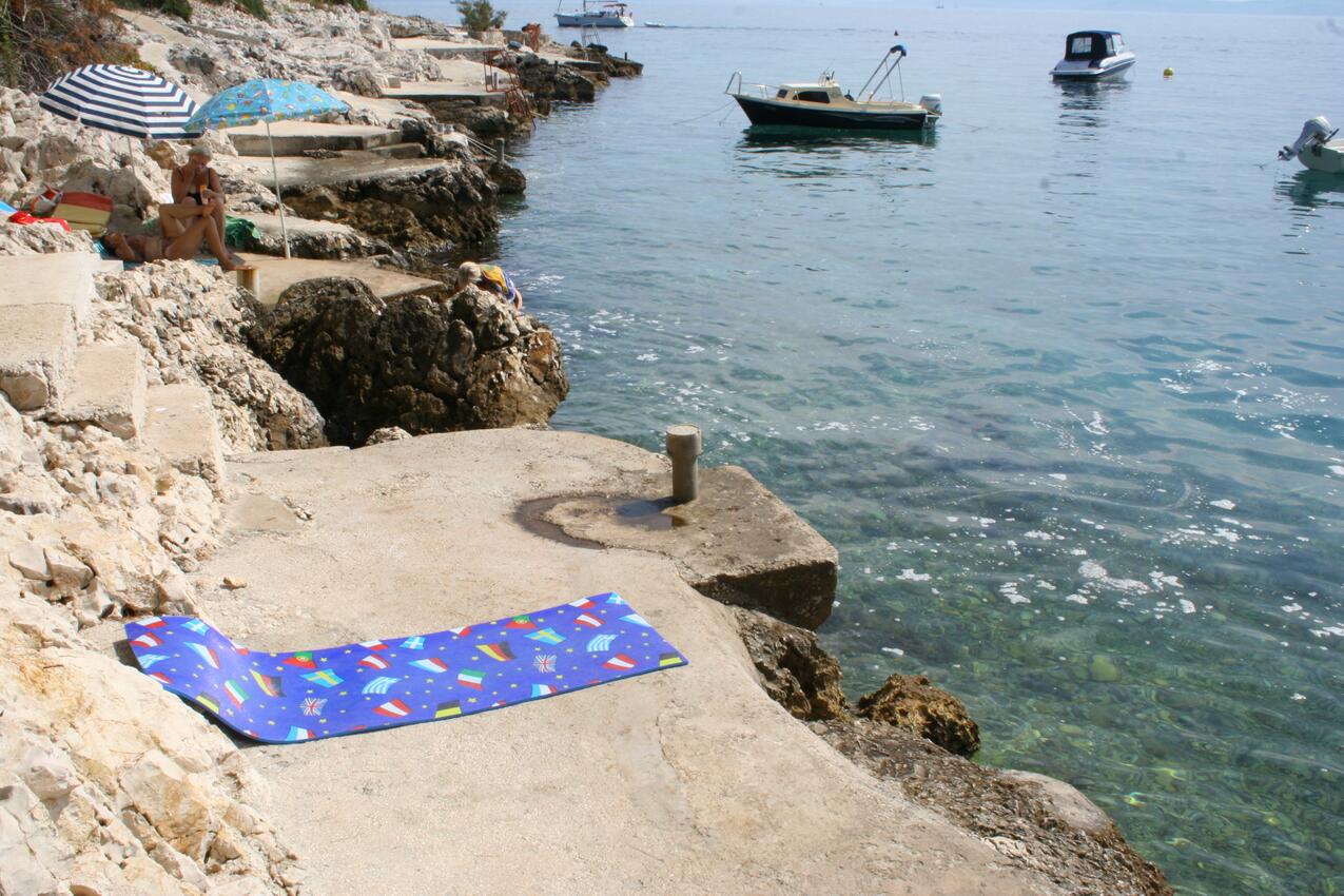 Nearest beach - Seaside apartments with a swimming pool Rastići, Čiovo