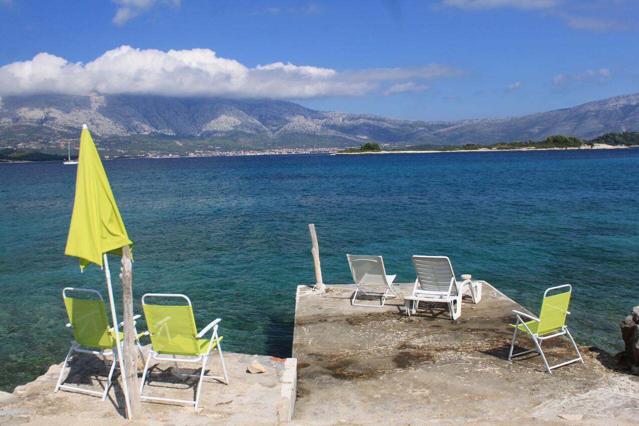 La spiaggia più vicina - Casa vacanze accanto al mare Lombarda - Lumbarda, Curzola - Korčula