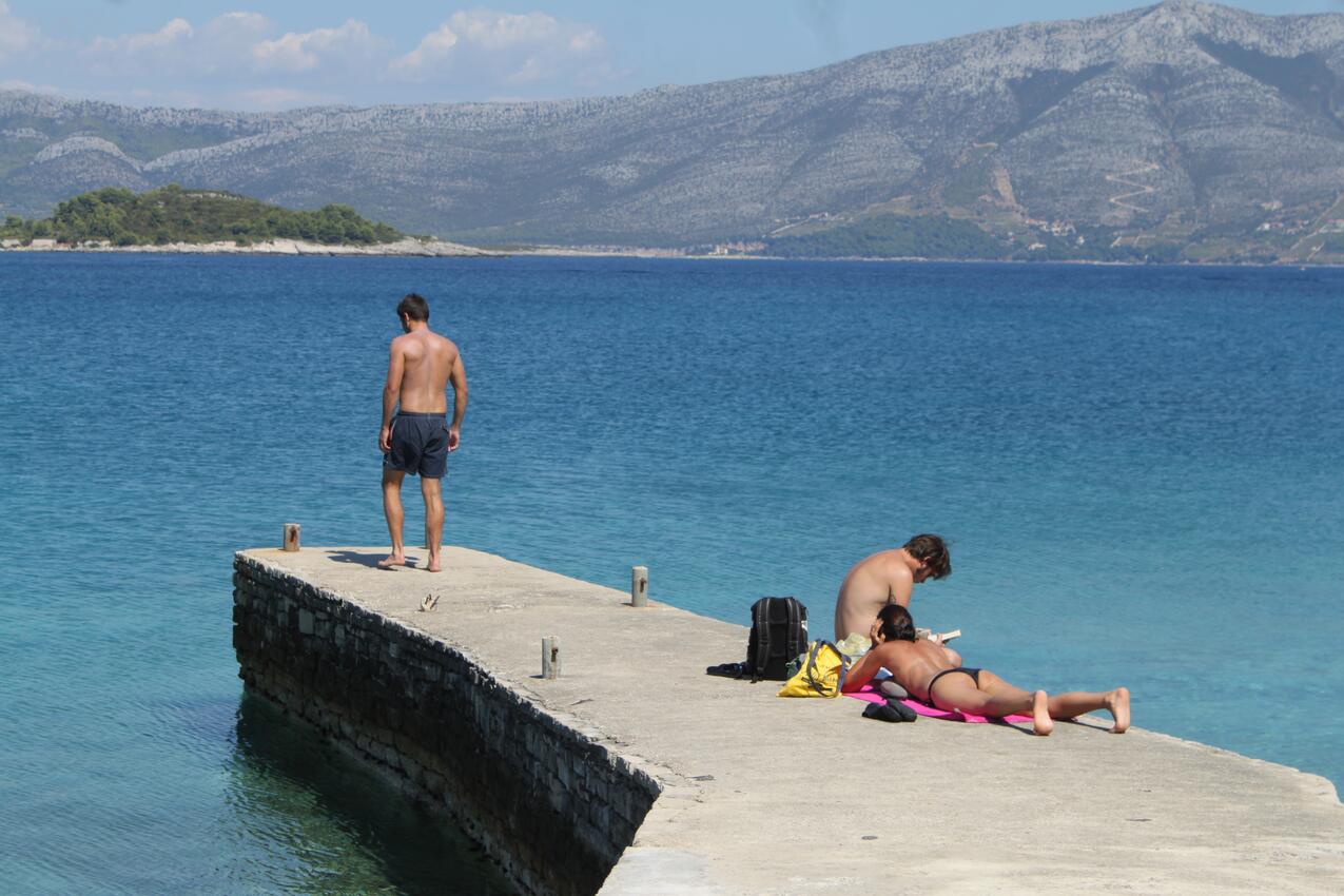 La spiaggia più vicina - Appartamenti accanto al mare Lombarda - Lumbarda, Curzola - Korčula