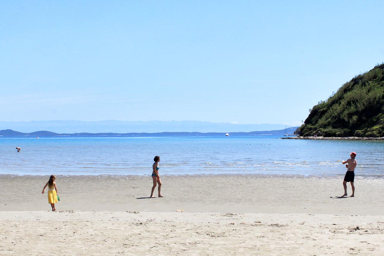 La spiaggia più vicina - Appartamenti accanto al mare per famiglie Sansego - Susak, Lussino - Lošinj