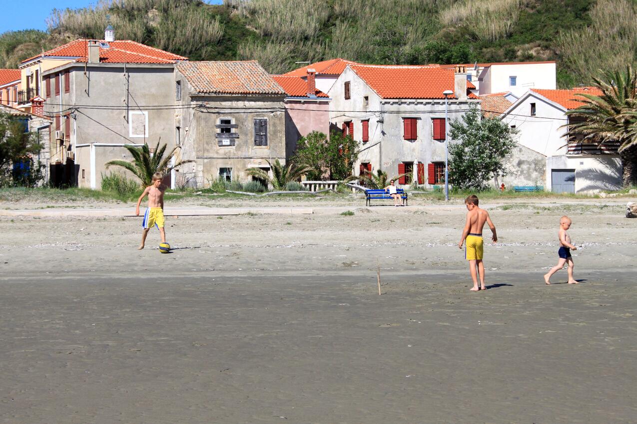 La spiaggia più vicina - Appartamenti accanto al mare per famiglie Sansego - Susak, Lussino - Lošinj