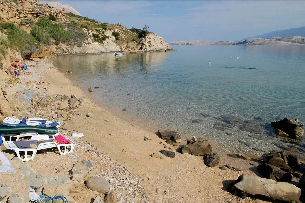La spiaggia più vicina - Appartamenti accanto al mare Bosana, Pago - Pag