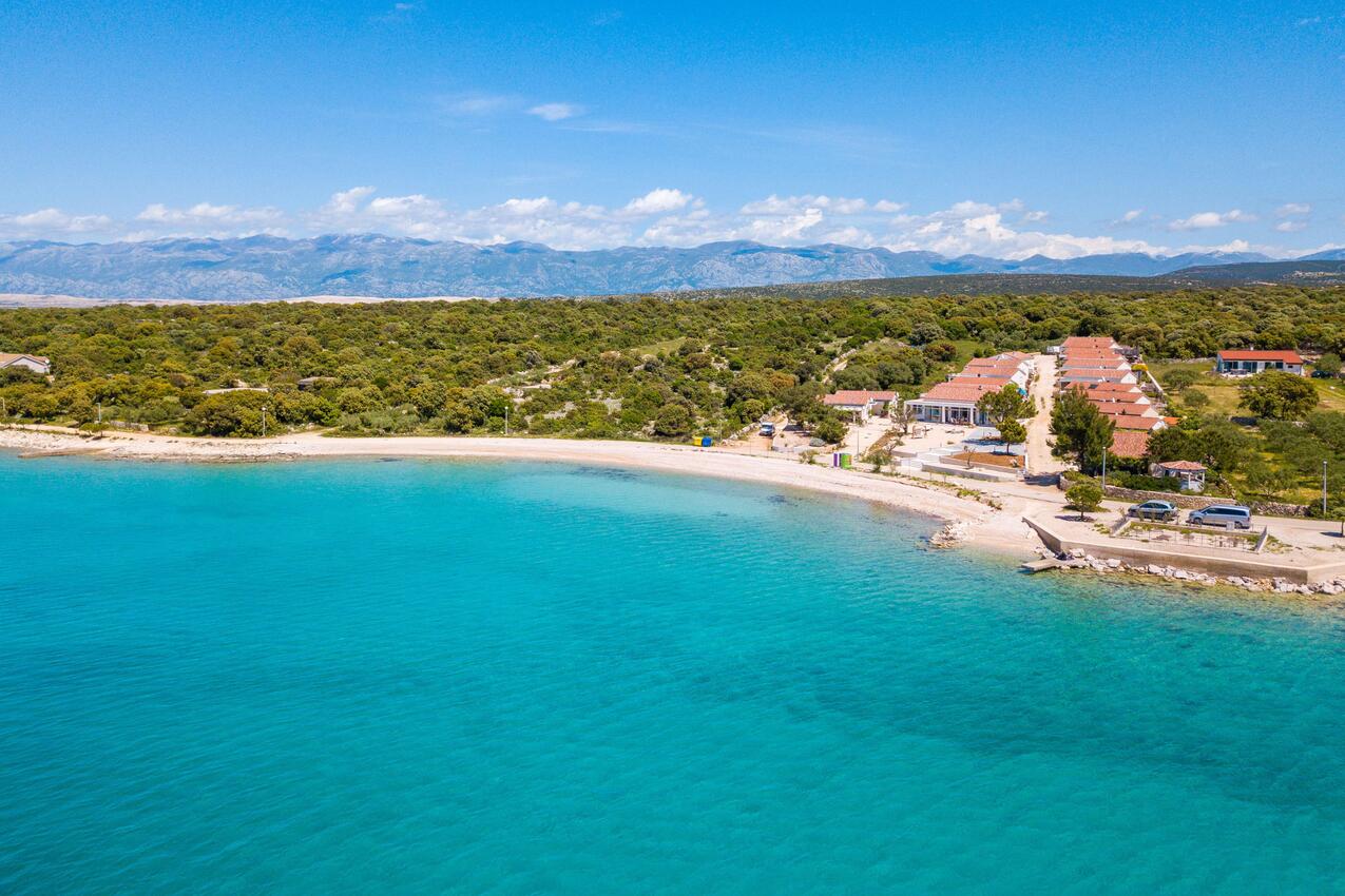 Najbližja plaža - Hiša za družino z otroki ob morju Mandre, Pag