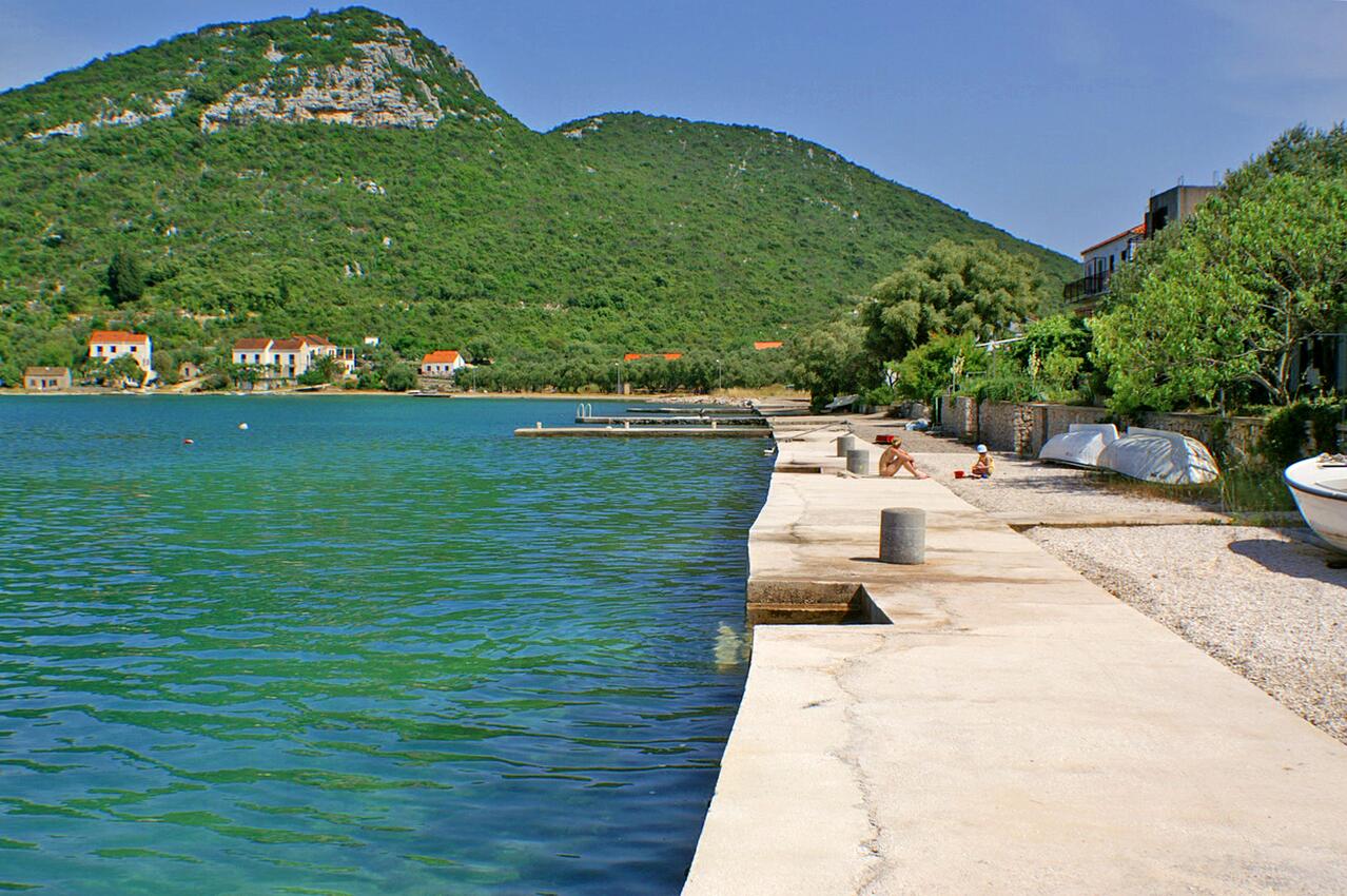 La spiaggia più vicina - Appartamenti accanto al mare Luka Dubrava, Sabbioncello - Pelješac