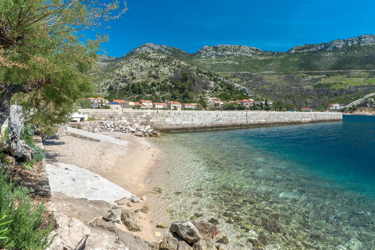 Nearest beach - Apartments and rooms by the sea Trstenik, Pelješac
