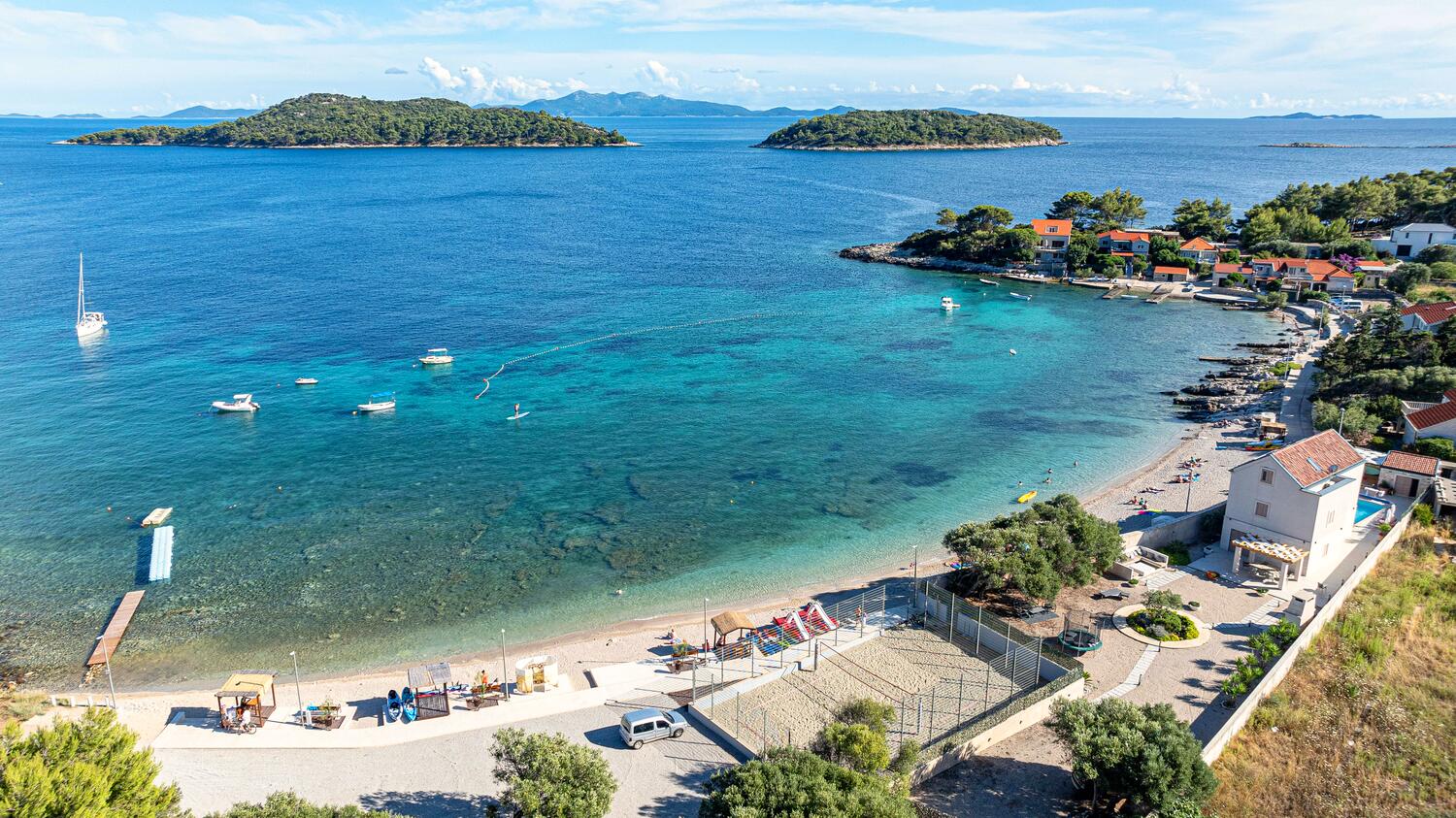 La spiaggia più vicina - Casa con parcheggio per famiglia Prizba, Curzola - Korčula